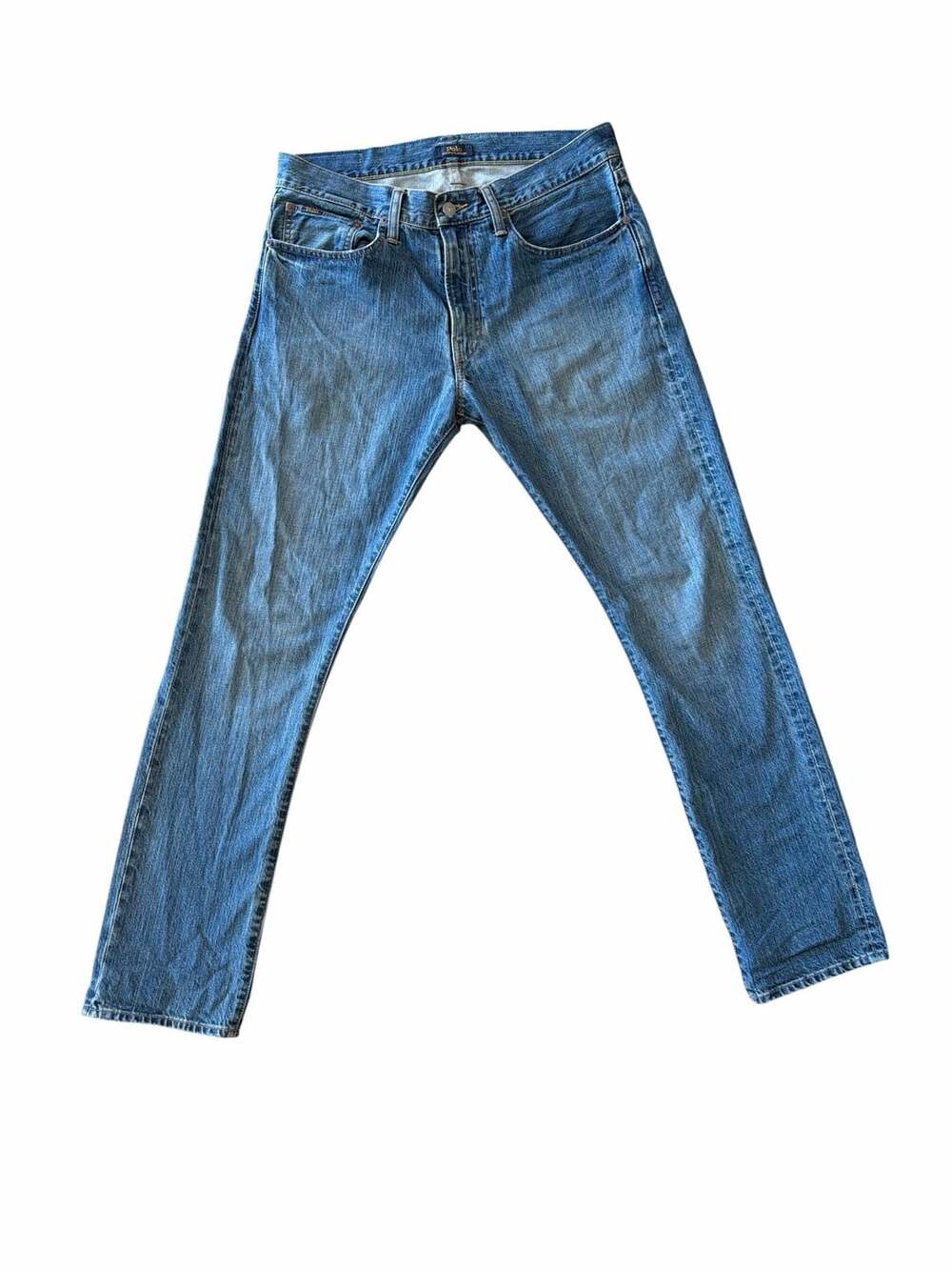 Polo Ralph Lauren Sullivan Straight Jeans Mens 32x32 Med Wash Premium Denim Clas